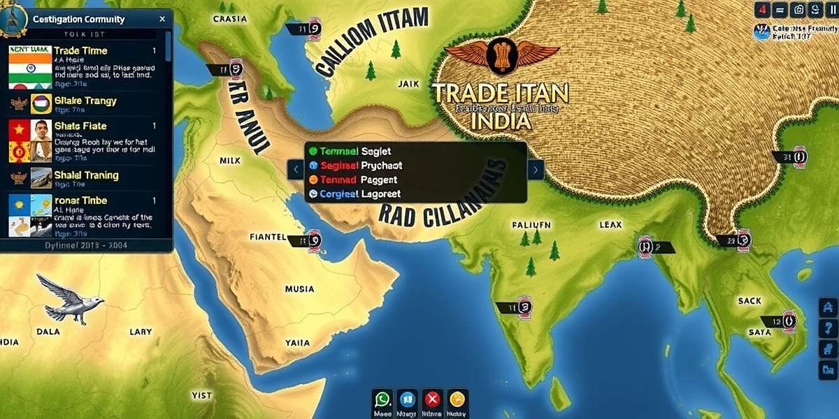 Trade Titan India - Player Community Trade Titan India player community screenshot showing in-game chat and multiplayer interactions